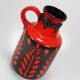 Large Ceramic Art Vase "Fat Lava" by Scheurich, West Germany, 1970s