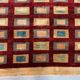 Afghan chobi art deco rug 183x173 cm, square tribal handmade,wool, beige