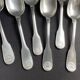6 tablespoons in silver metal christofle model vendôme/arcantia before 1983