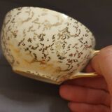 Old Villeroy and Boch gold coffee and dessert service, complete set