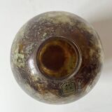 Unique piece 'art cs' handmade - glass vase, circa 1970