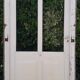 Porte ancienne vitrée 211,5x105,5cm et son cadre porte d'entrée