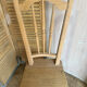 Renovated antique solid oak chair