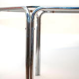 Hexagonal tubular dining table