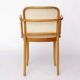 Ligna Armchair – 1950s/1960s Czechoslovakia, Bentwood Beech with New Rattan