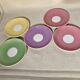 5 cups and vintage coffee saucers Digoin & Sarguemines