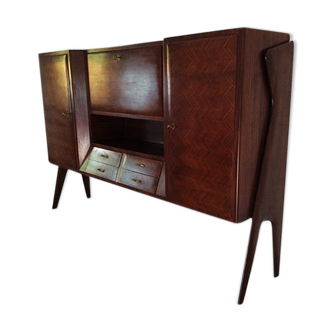 Italian rosewood highboard by Vittoria Dassi for La Permanente Mobili Cantù, 1950's