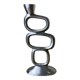 Circle candlestick by Matthew Hilton, solid aluminium, circa 1980s