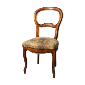 Chaise louis philippe - noyer