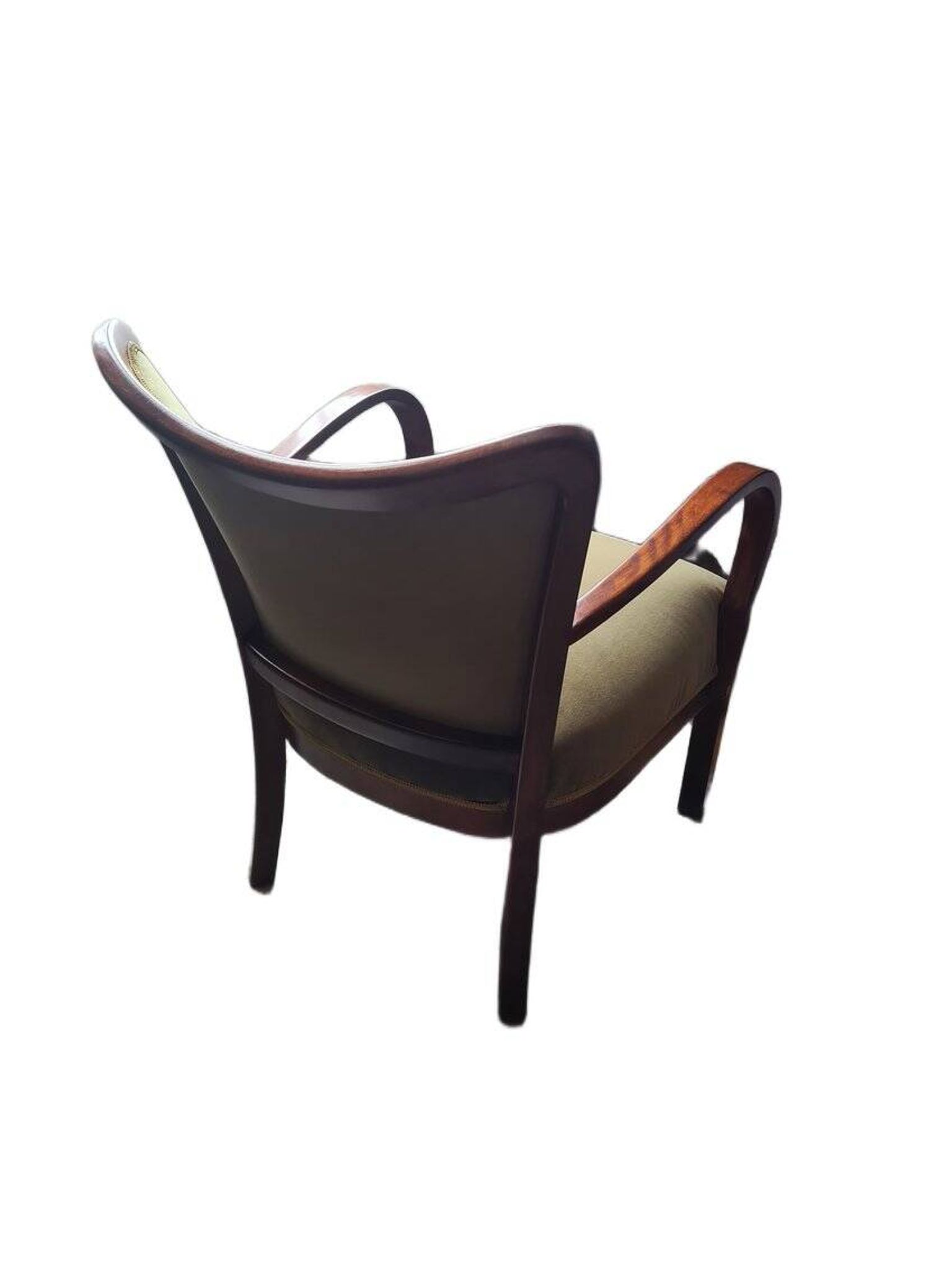 Polish Art Deco beech armchair, 1930s