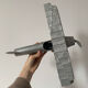 Vintage decorative metal airplane (can hang)