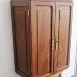 1950s handcrafted cabinet - Solid mahogany wood - Unique piece