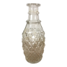 Vintage molded glass decanter