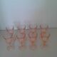 8 glasses on port standing