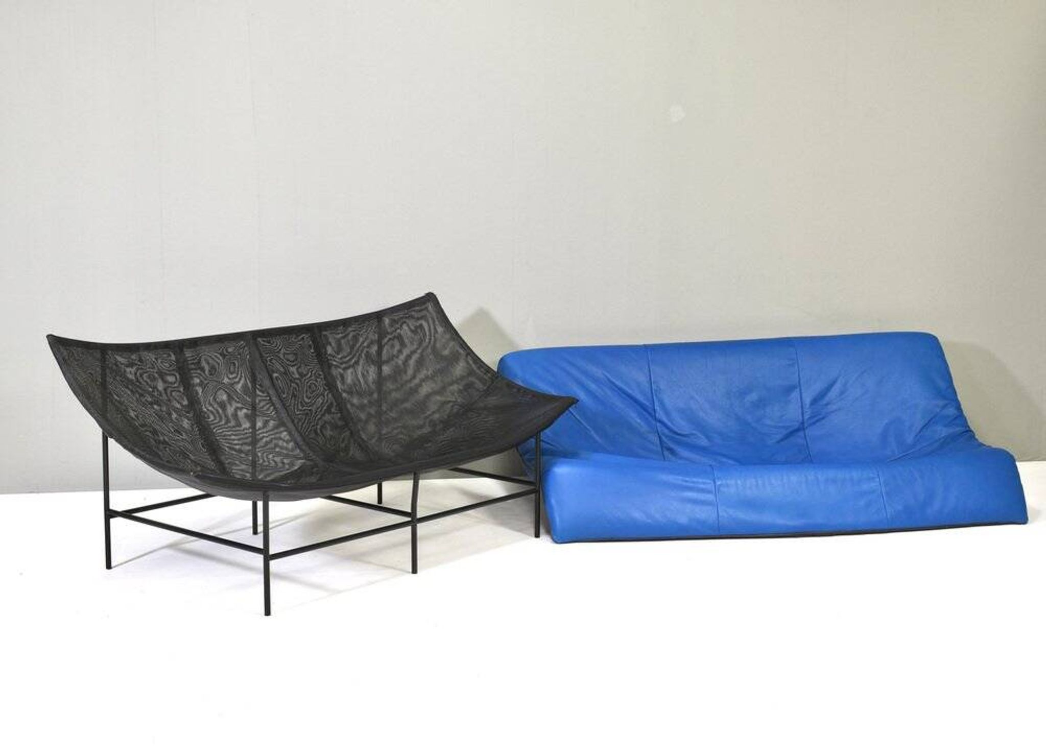 Butterfly sofa in leather by Gerard Van Den Berg for Montis, Netherlands, 1980s