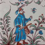 Moustiers collection plate with Chinese decor
