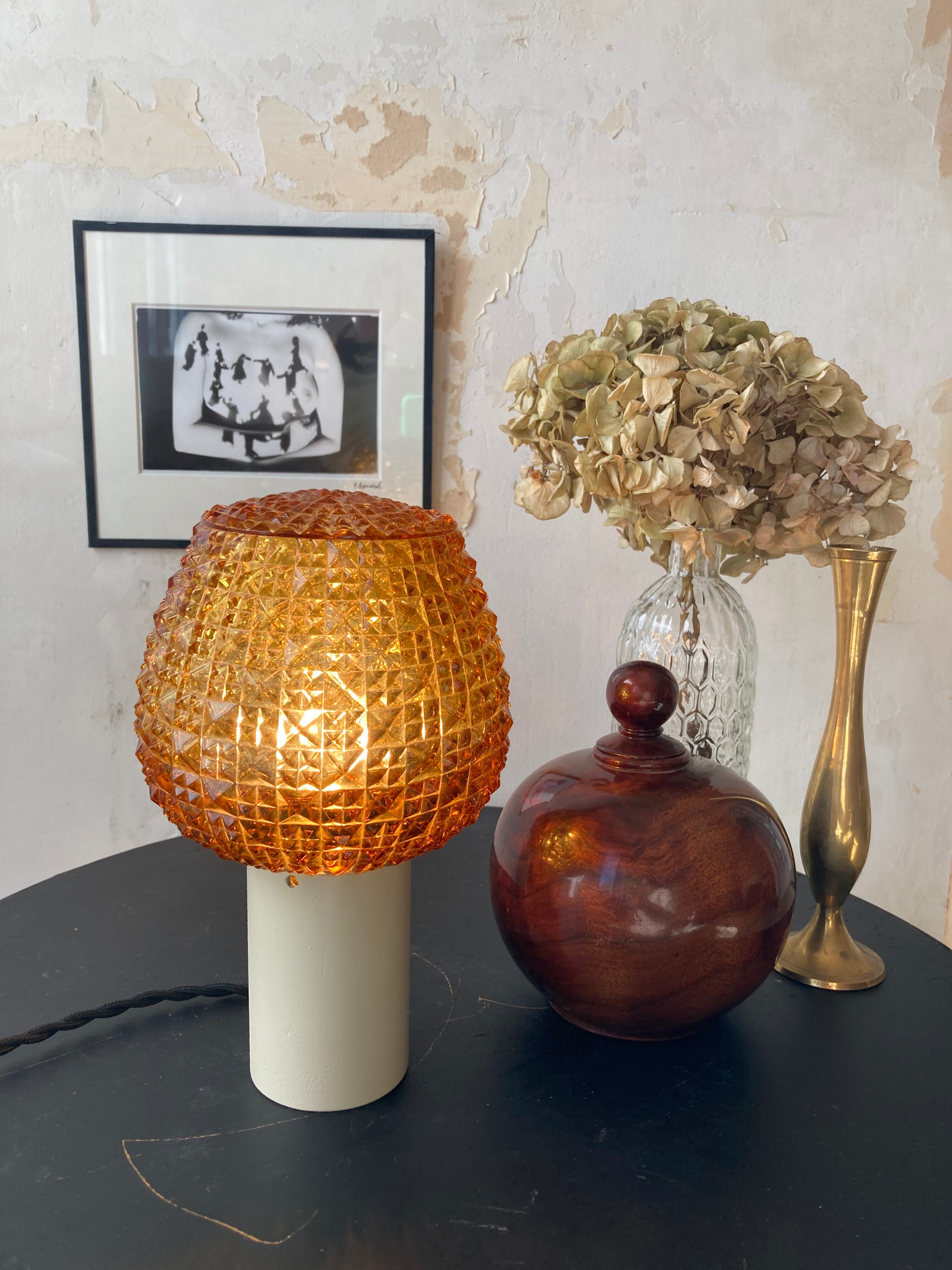 Vintage globe lamp