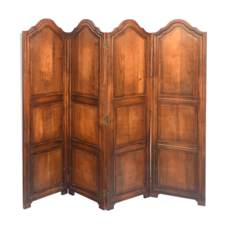 Wooden 4-leaf screen