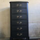 Vintage chiffonnier with black makeover