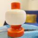 Vintage opaline glass lamp, Space Age, Murano 1960 - 1970