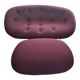 3-seater sofa ploum + ottoman