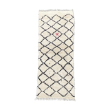 Beautiful vintage carpet of benin ouarain 90x220 cm