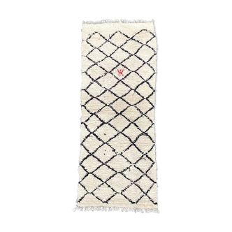 Tapis vintage de benin ouarain 90x220 cm