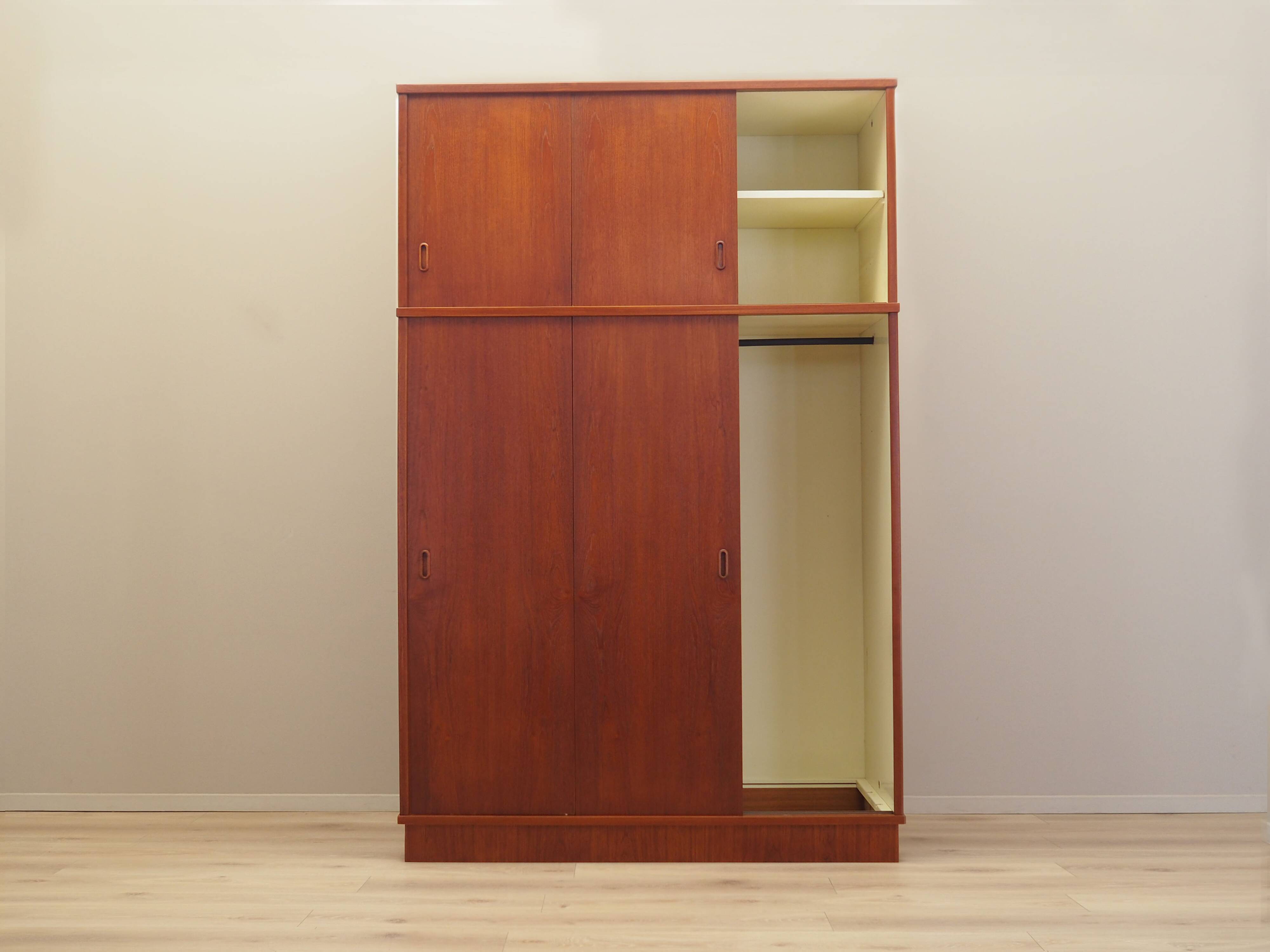 Teak wardrobe, Danish design, 1970s, produced in Denmark