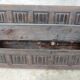 Gothic oak chest bench