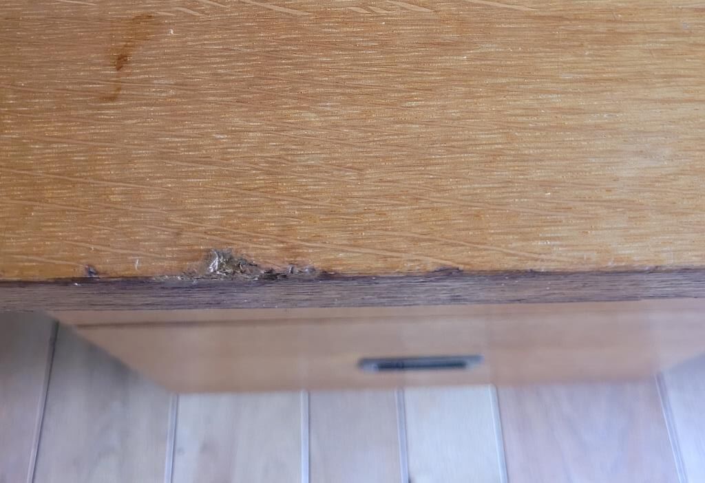 Wood and metal office 70s