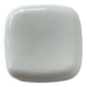 Wall light ceiling light square 25 cm white opaline glass 1960 1970 LAMP-7329