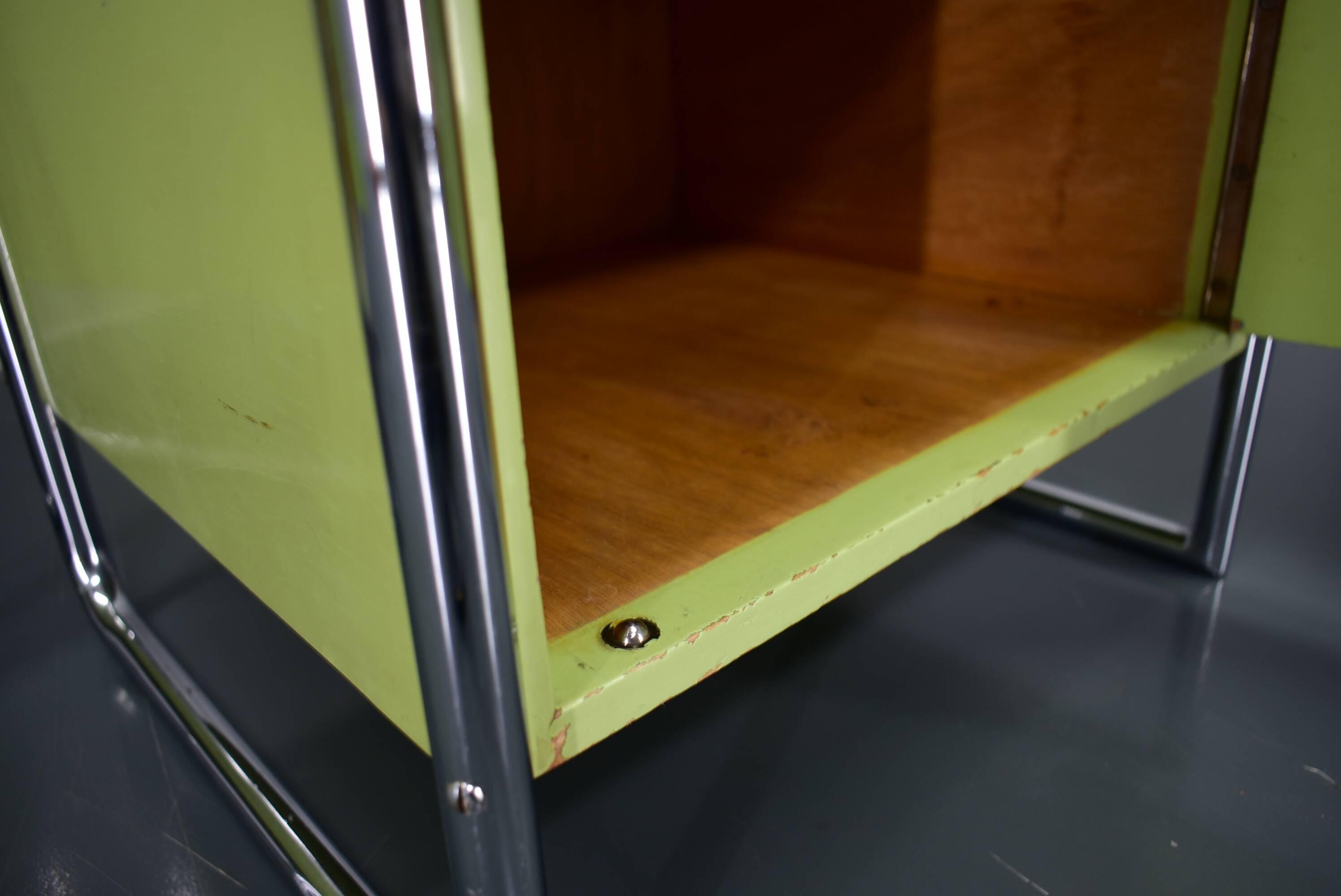 Set of Two Bauhaus Night Stands by Vichr & Co., 1930s