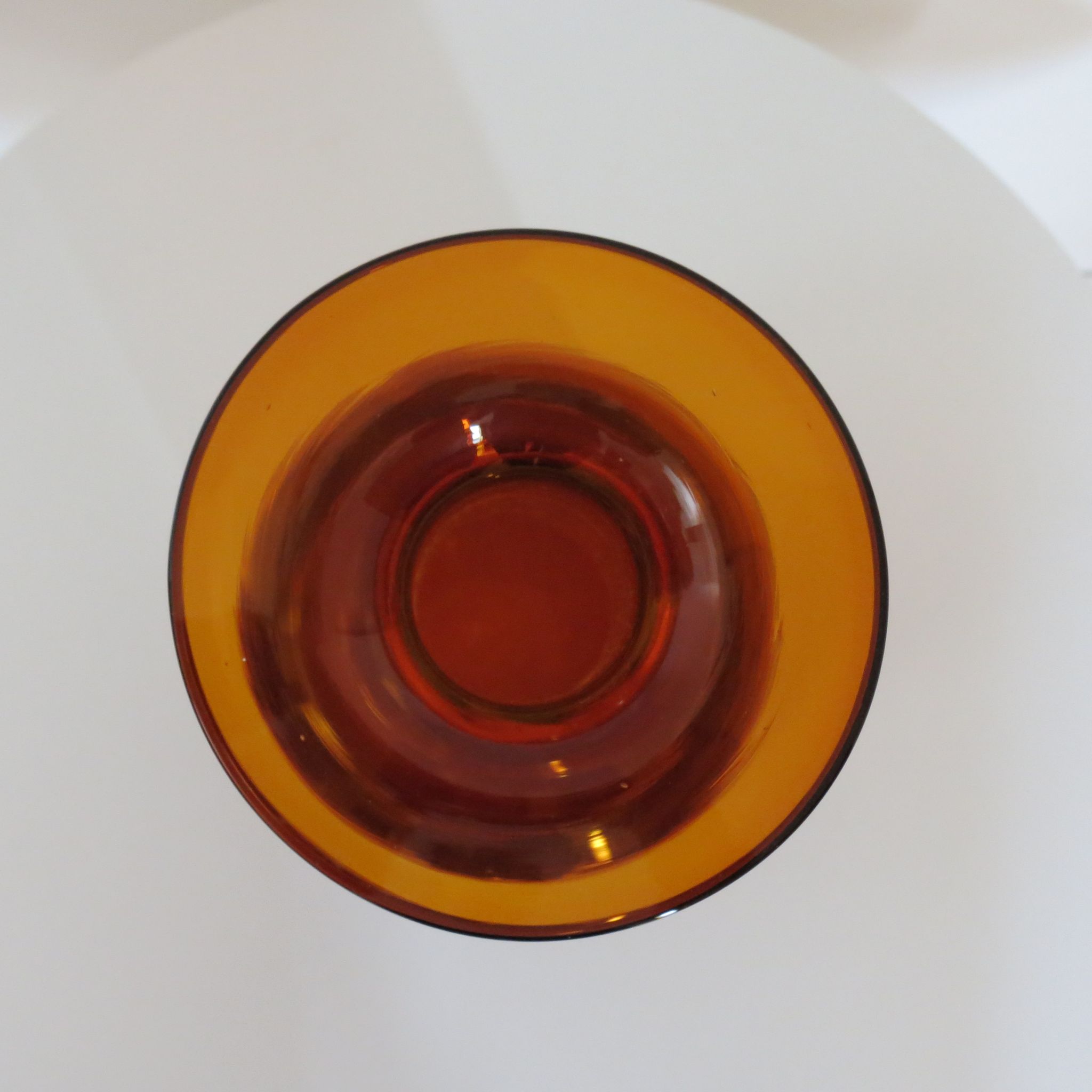 Holmegaard Gulvase By Otto Brauer 1960s Amber