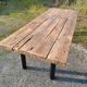 Table de ferme début 20e établi  géant