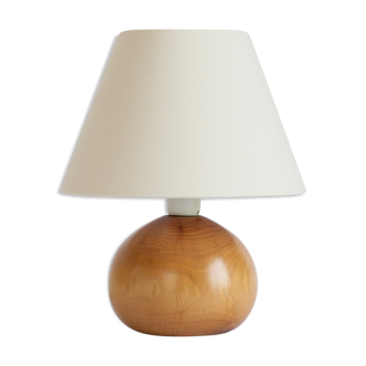 Wooden ball lamp