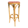 Vintage rattan bar stool from the 70s.