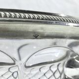 Henri Soufflot - Crystal and Silver Salad Bowl