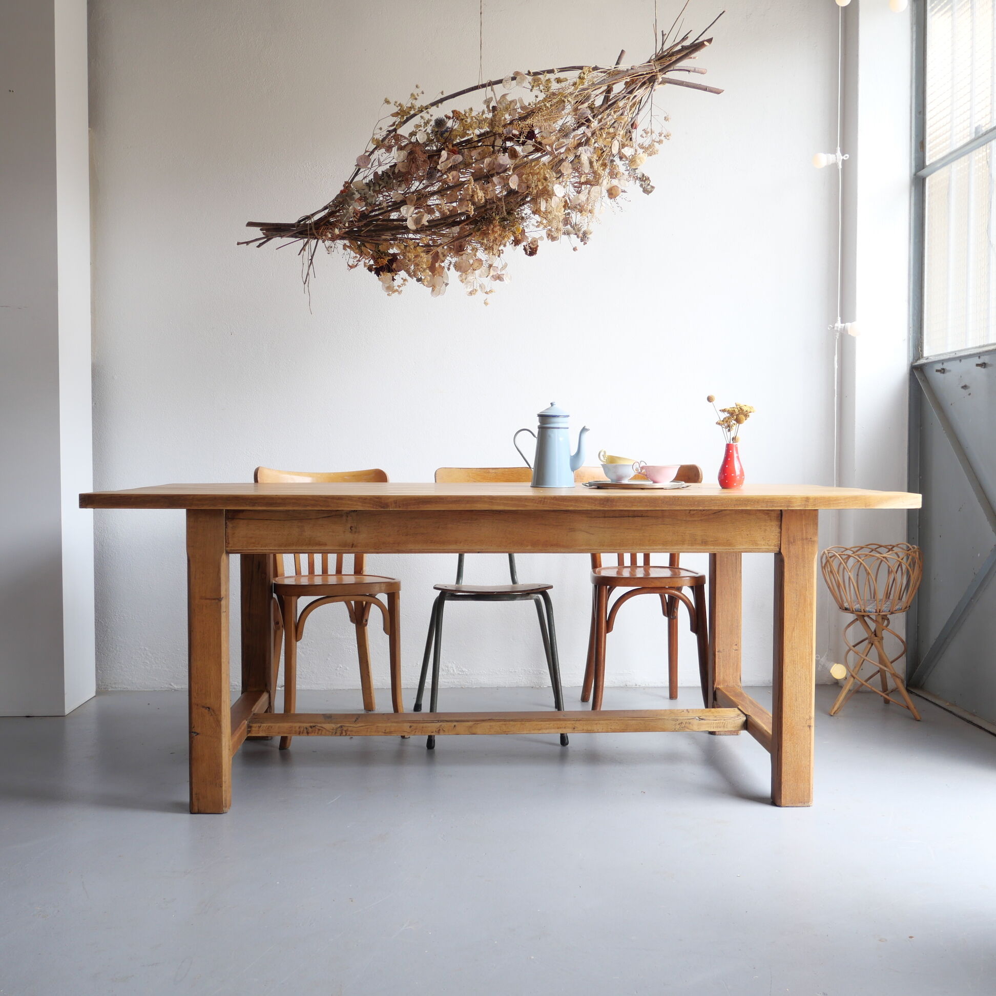 Renovated old farmhouse table