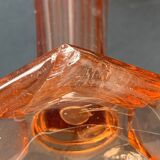 2 Art Deco vases in moulded glass