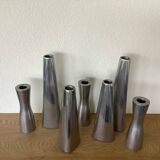 7 Vintage IKEA Bougeoirs Chrome Ehlén Johansson Renos + erika Pekari