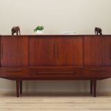 Enfilade en teck, design danois, années 1960, production : Danemark