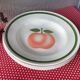 Vintage Moulin des loups Orchies apple plates - grand feu decor - 4 pieces