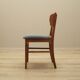 Set of six teak chairs, Danish design, 1970s, production: Denmark