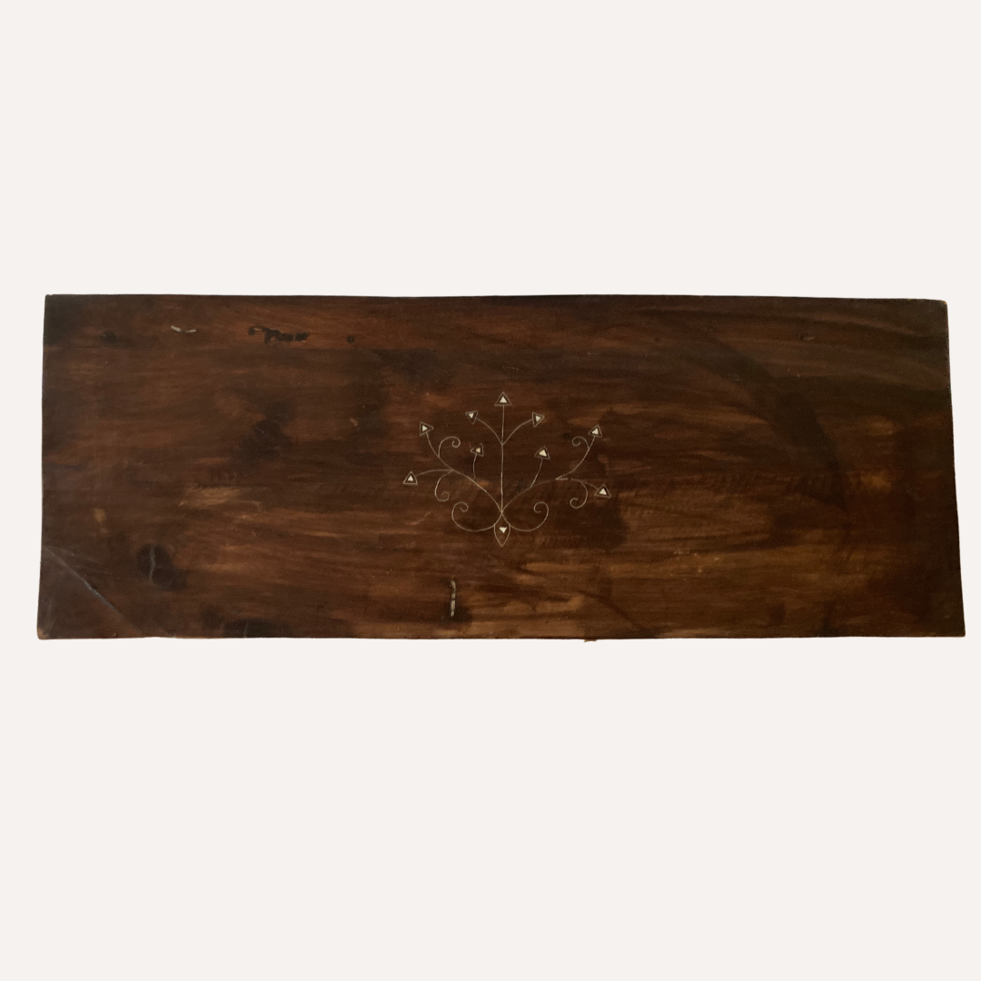 19th century Syrian, mother of pearl inlay marquetry wedding cabinet or chest