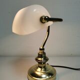 Small vintage desk lamp reading notary style