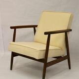 Armchair Henryk Lis 300-190 years 1970 fabric sparkling effect.