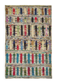 Handwoven Turkish Recycled Boho Rug 176 cm x 275 cm