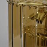 Chandelier vintage pampilles 7 lamps