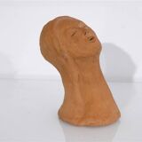 Terracotta bust of a woman 1970