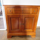 Meuble d’entrée-buffet d’appui-Louis Philippe- 1 tiroir-2 portes Merisier